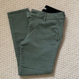 Khaki Green Skinny Ankle pants.